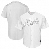 Mets Blank White 2019 Players' Weekend Player Jersey Dzhi,baseball caps,new era cap wholesale,wholesale hats